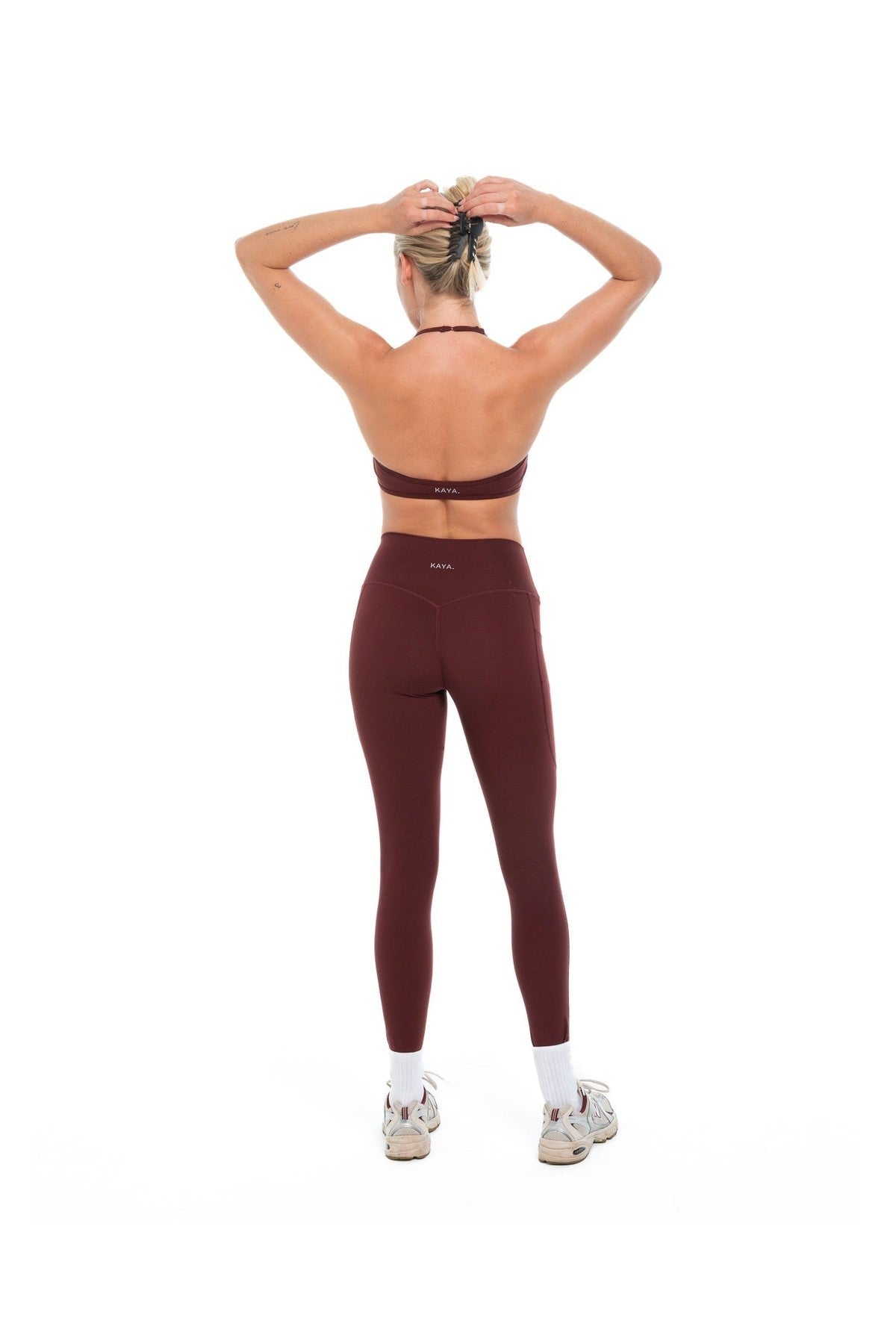 Classic Legging | High Rise | Burgundy