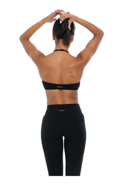 Classic Halter Bra | Black