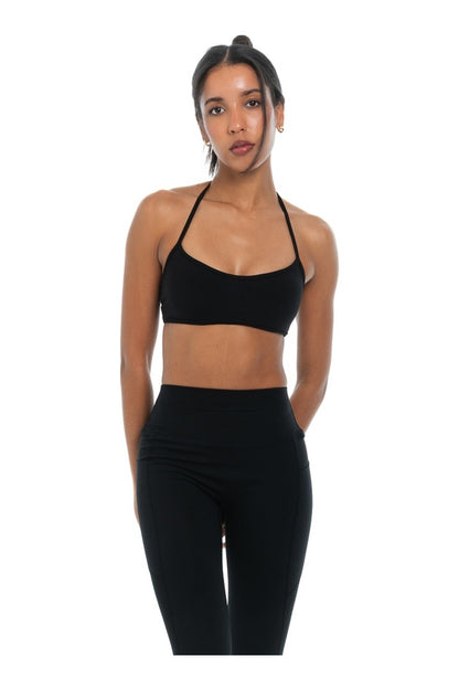 Black - Classic Halter Bra