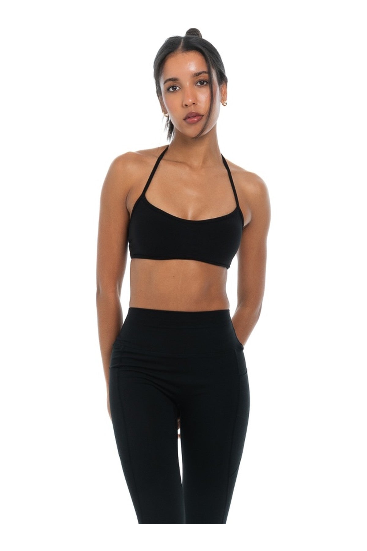 Classic Halter Bra | Black