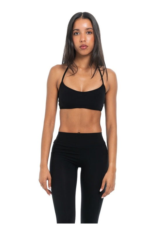 Classic Halter Bra | Black