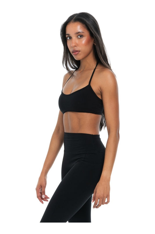 Black - Classic Halter Bra