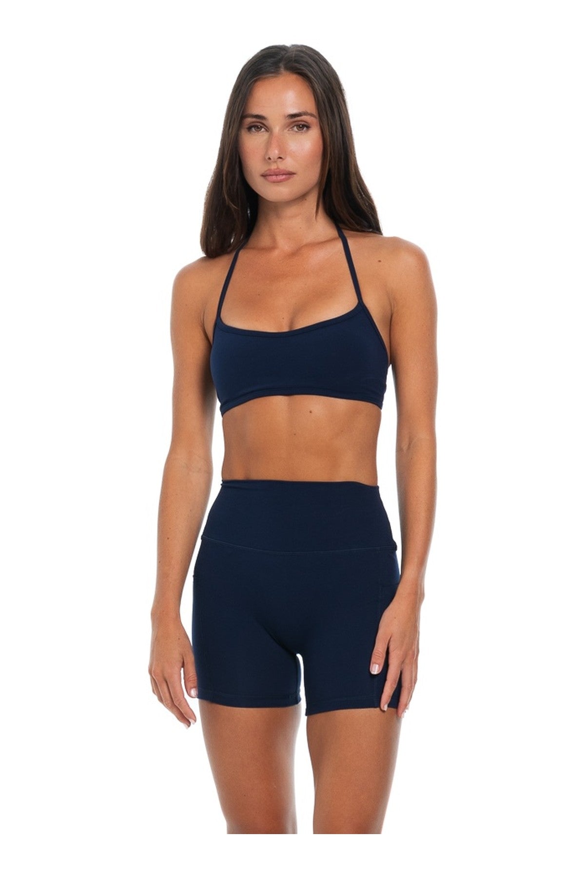 Navy - Classic Halter Bra