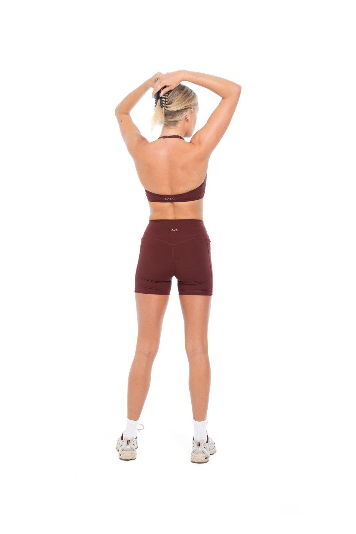 Burgundy - Classic Shorts — High Rise