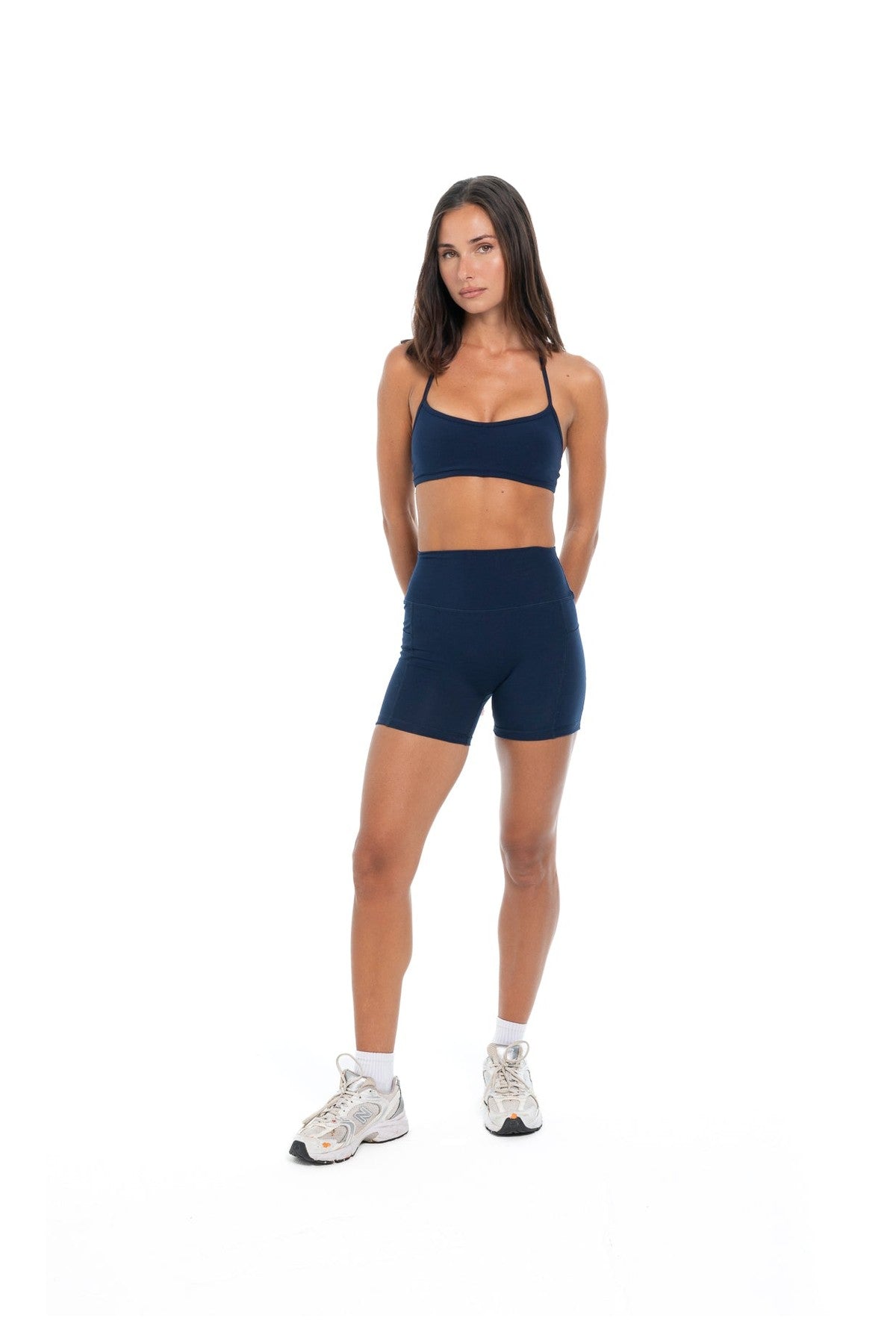 Navy - Classic Shorts — High Rise
